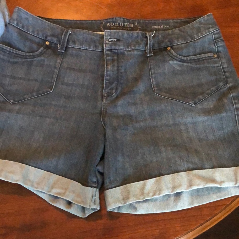 High Waist Denim Shorts